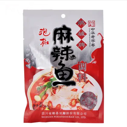160G Hot Flavour Si Chuan Pickled Spicy Fish Packaging For Condiments