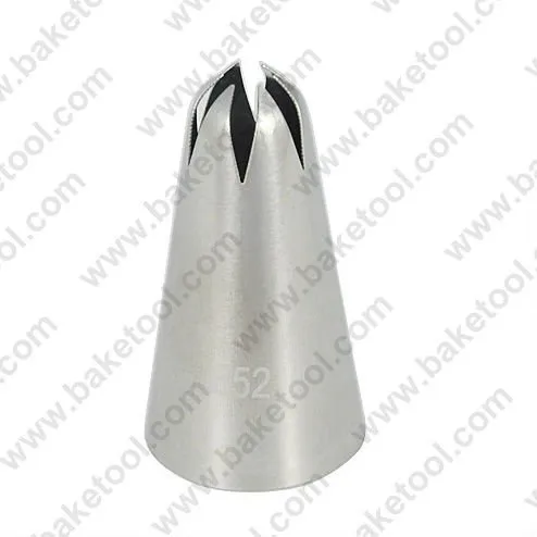 stainless steel cake decorating nozzles closed star Icing Tip Sugarcraft