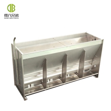 Factory Direct Stainless Steel Double-Sided Feeder - New Condition with 1-Year Warranty for Pigs and Chickens