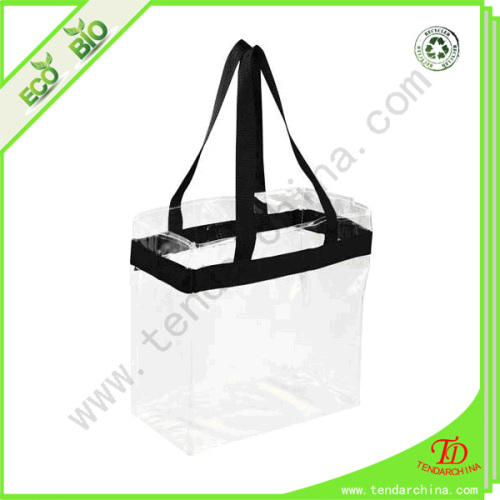 For Shopping High Quality Zipper Clear Plastic Bag
