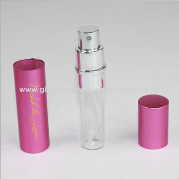 Pink bottle perfume