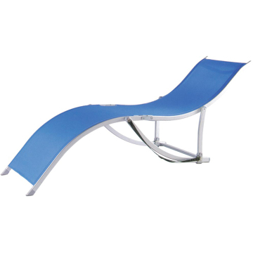 Durable Foldable Swimming Pool Chaise Lounge With Aluminum Frame