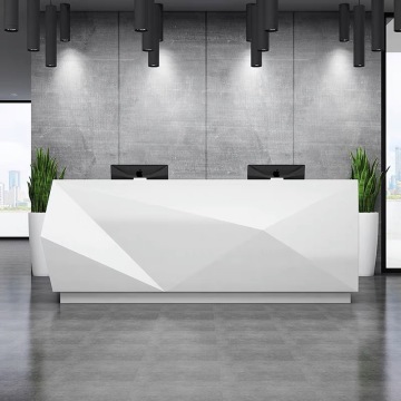 Modern Office Reception Desk LED Lighting Solutions