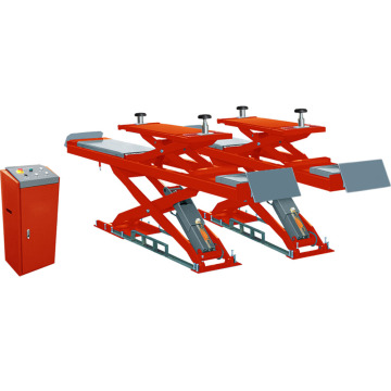 U-D35C Portable Hydraulic Scissor Car Lift - Electric Vehicle Lift with Solid Steel Structure and Wheel Alignment
