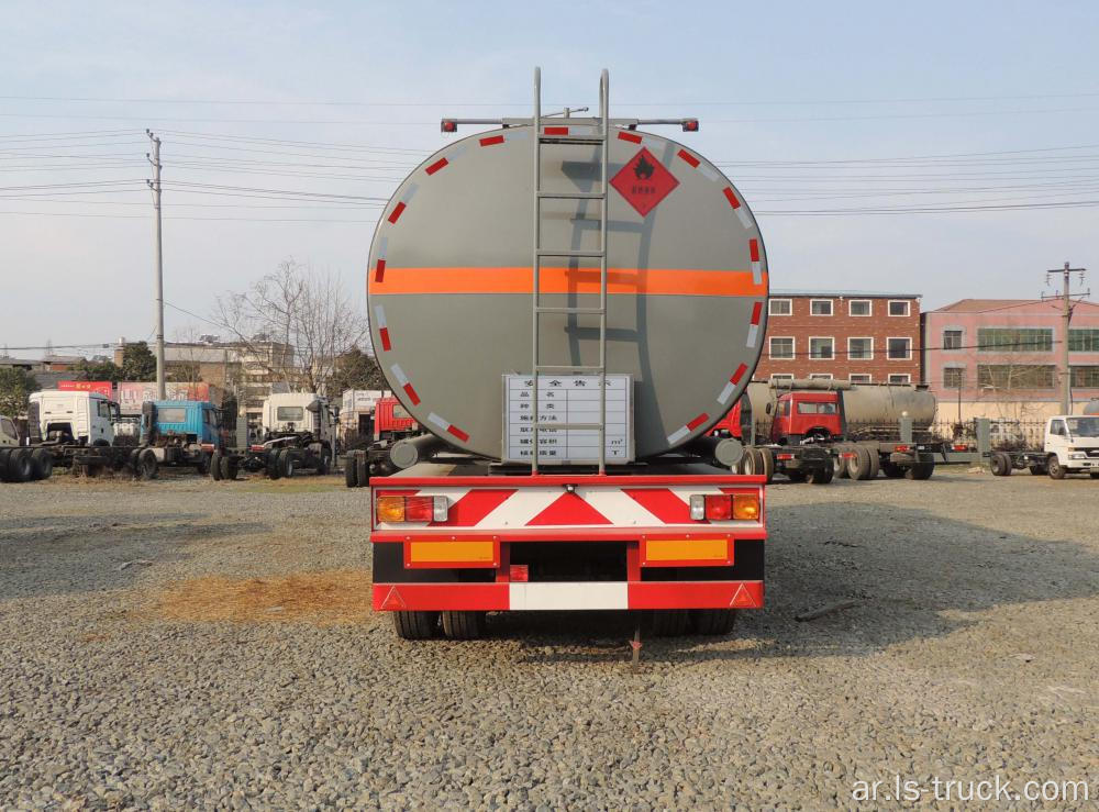 سائل البيتومين نصف مقطورة 30 cbm Asphalt Tanker