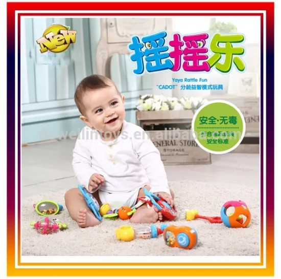 Baby Toys, Baby Teether Molar Toothbrush Infant Training Tooth Cute Toddler Bell Toys.