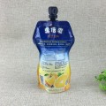 Empaquetado de líquidos de jugo personalizado 330ml bolsa de pico vertical