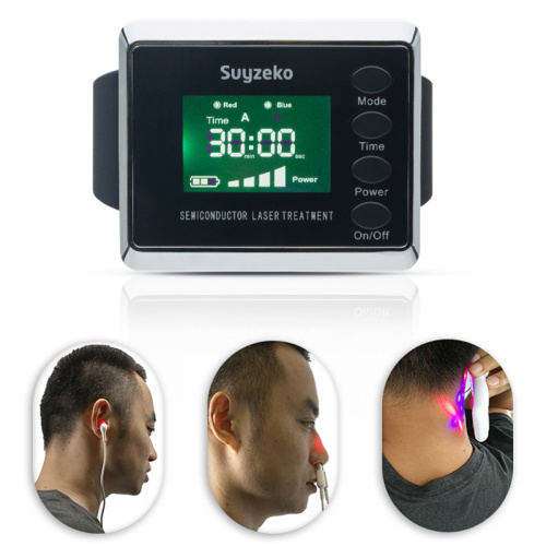 Portable diabetes cure low level laser therapy watch