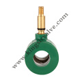 Green plastic ball valve