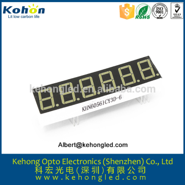 seven digits 7 segment led digital display