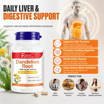 Shecome Dandelion Supplement Supports Liver Function Healthy