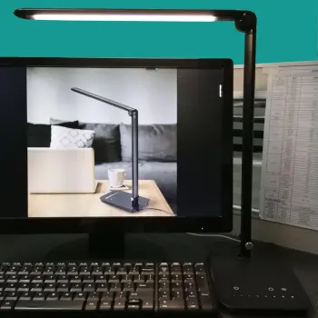 Anodizing Black Office Lamp Desktop ScreenBar Light In Several Color Temperature Mode