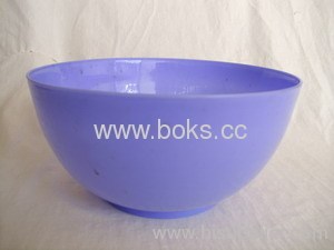 Runde Rosa Kunststoff Salatschüsseln