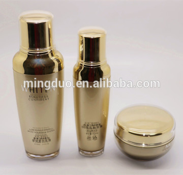 50-100ml Acrylic lotion bottles and 50g cosmetic jar set