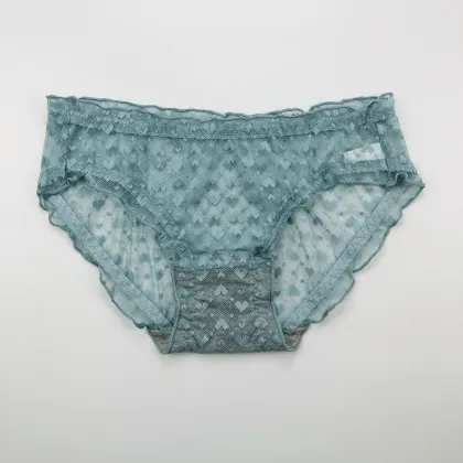 Women's Black Seamless Invisible Hipster Thongs Panties