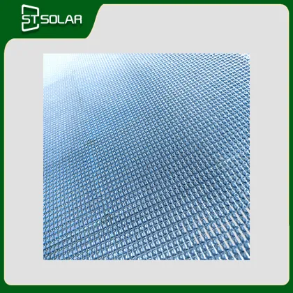 Flexible solar panels for yachts with bypass diodes