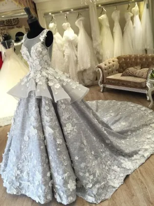 dubai muslim vintage lace wedding dress 2016 bridal