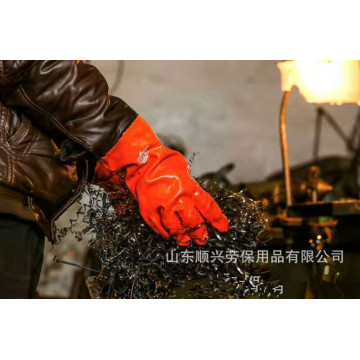 Orange Cold resistant pellet gloves