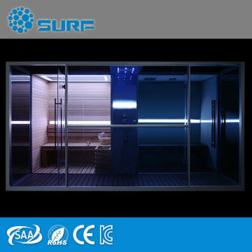 Fashionable Design Slimming Sauna Wooden Sauna Cabin Multifunction Sauna Shower Steam Hammam