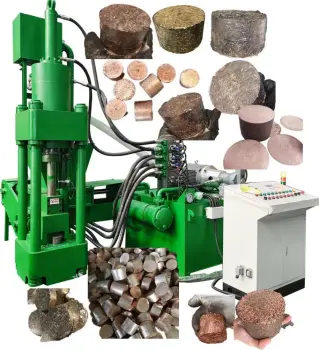 Aluminum Clippings Loose Metals Briquette Making Machine