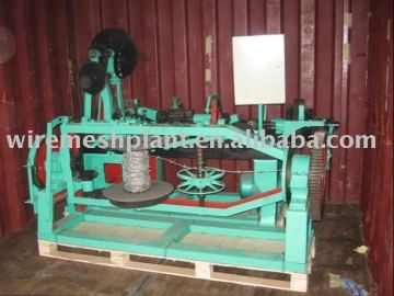 Barbed wire machine