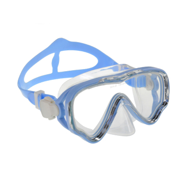Children's Tempered Glass Snorkel Mask - Underwater Dive Equipment for Kids