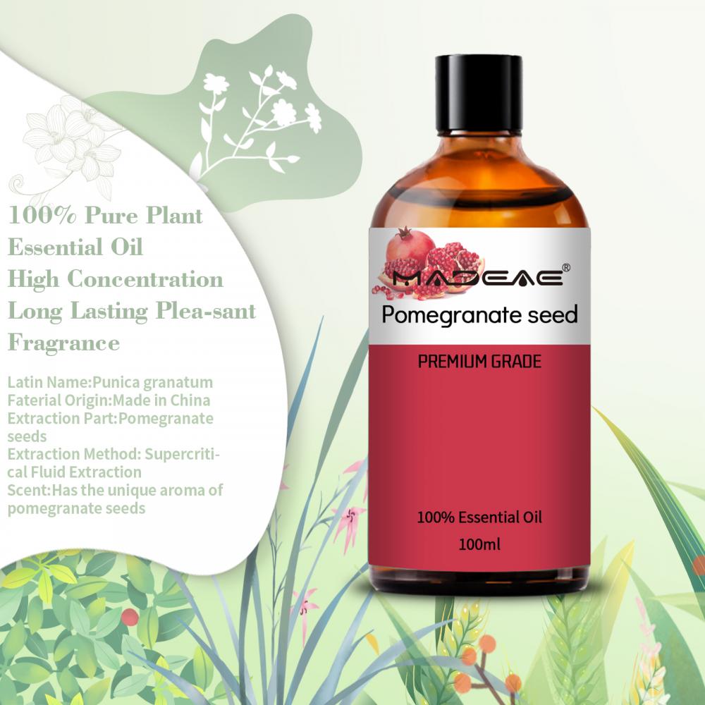 100% pure Pomegranate Seed Oil Organic Oil For Skin, Face & Hair