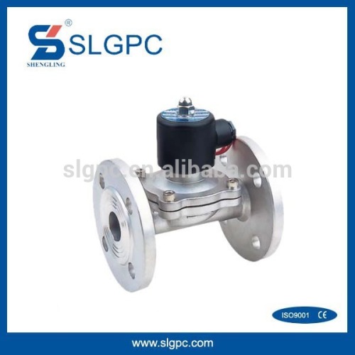 Stainless steel good quality elecrto 2 inch water stainless steel solenoid valves with flange 2S500-50F