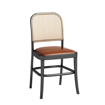 Modern Luxury Hotel Armchair and Restaurant Metal Rattan Dining Chairs Supplier in Foshan