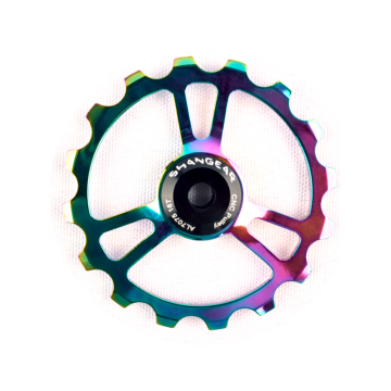 Ceramic Bearing Aluminium Alloy CNC 16T Bicycle Derailleur Pulley Wheel