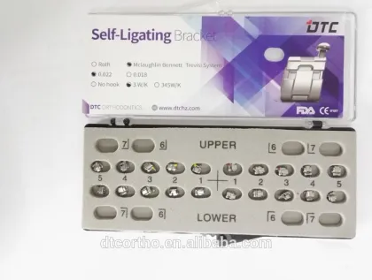 DTC updated Damon passive Self-ligating Brackets with stable cap