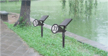 Angle adjustable garden light