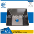 Hot Sale Stainless Steel Handmade Black Bathroom Sink