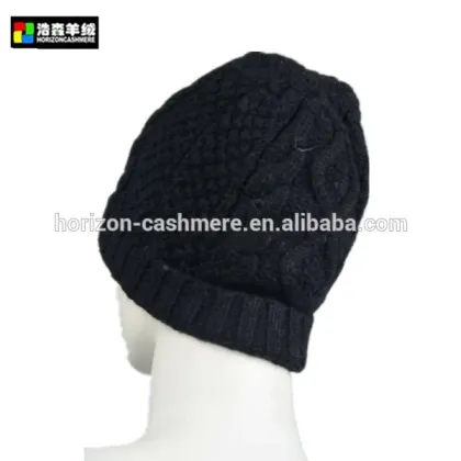 Wool Knitted Hat, Winter Knitted Nylon Hat