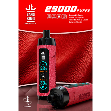 Original Bang King 25K E-SHISHA DTL wholesale Europ