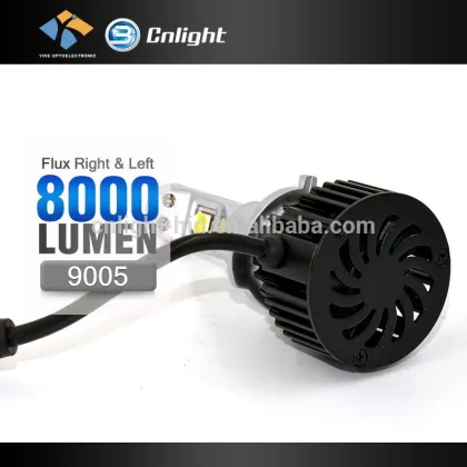 High Power 8000lm 5000k 6500k koito headlights h4 fog light lampada 9005 led repalce12v led h1 55w halogen bulb