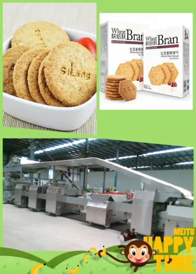SH-7 Factory 304 material automatic sandwich biscuit machine
