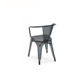 Outdoor Industrial Painted Steel Tarnish Tolix Armchair