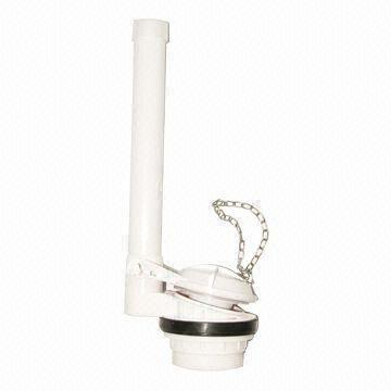 Flapper type flush valve, available in various dimensions