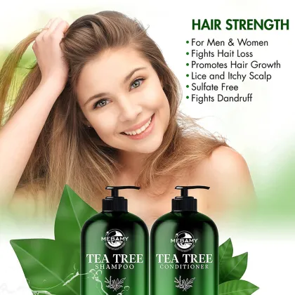 OEM ODM Sulfate Free Organic Tea Tree Shampoo and Conditioner Set