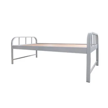 High quality Wrought iron single bed for school / home