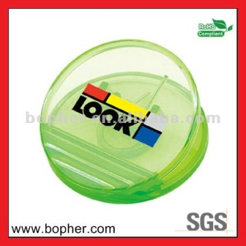 hot seller round plastic clip with logo