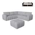 Ansambel Sofa Alva Kontemporer yang Elegan untuk Kehidupan Perkotaan