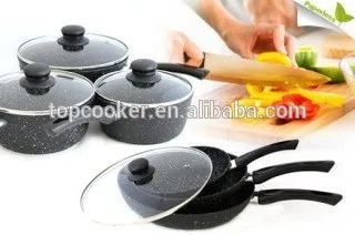 aluminum stone chef cookware sets