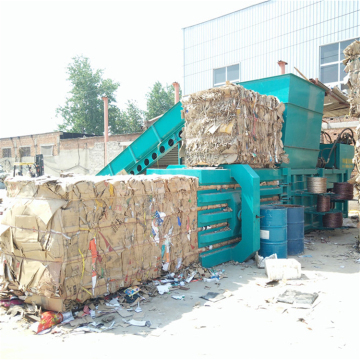 Hydraulic Horizontal Scrap Tire Metal Baler Compression Machine