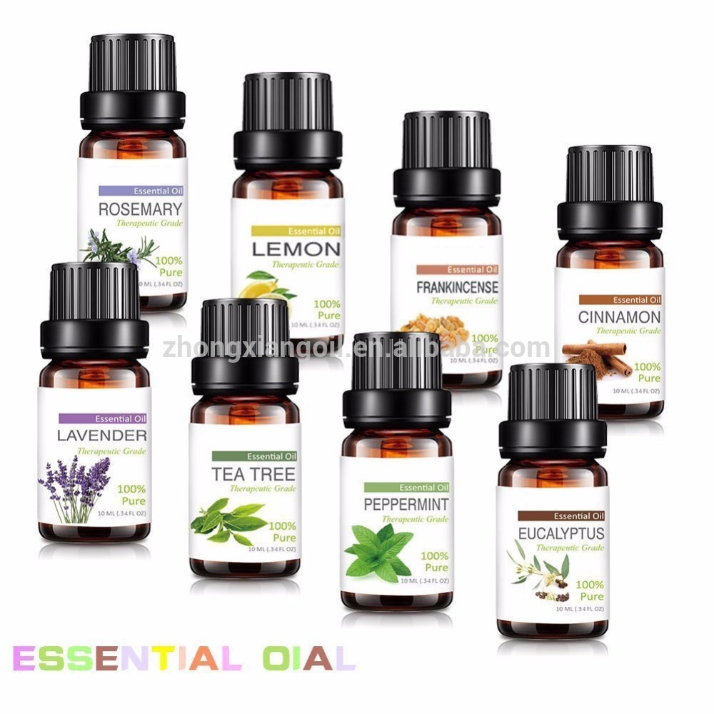 Set de 8 regalos de aromaterapia con aceites esenciales
