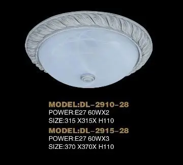 Fashion resin ceiling light fixture