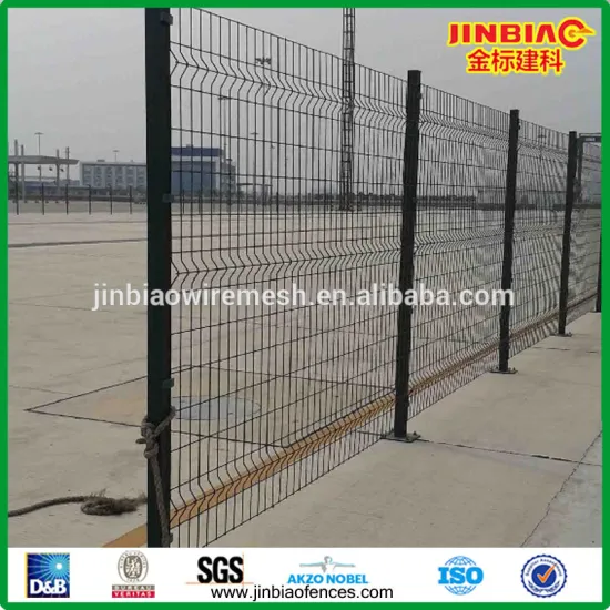 PVC Coated Welded Wire Mesh Fence, Galvanized Wire Fencing(ISO9001)