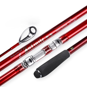 Carbon 3-Section 14'0"/4.28M Spinning Surf Rod for Saltwater Fishing