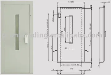 Elevator Semi-automatic Door P-A002